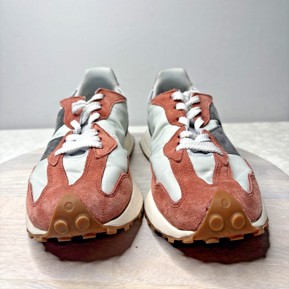 New Balance 327 Men’s/Women’s Sneakers Suede Nylon Multi-Color Rust Gray 10 - Picture 2 of 8